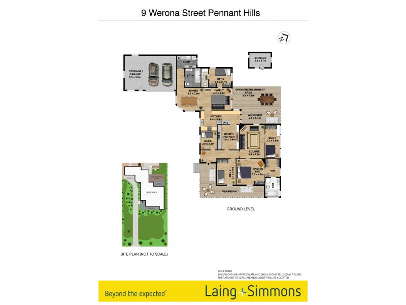 9  Werona Street, Pennant Hills NSW 2120 Floorplan