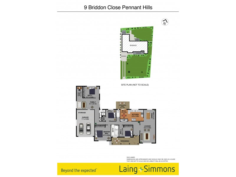 9 Briddon Close, Pennant Hills NSW 2120 Floorplan