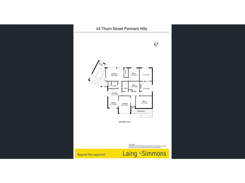 44 Thorn Street, Pennant Hills NSW 2120 Floorplan