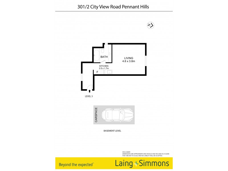 301/2 City View Road, Pennant Hills NSW 2120 Floorplan