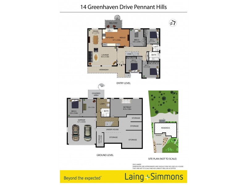 14 Greenhaven Drive, Pennant Hills NSW 2120 Floorplan