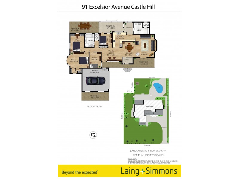 91 Excelsior Avenue, Castle Hill NSW 2154 Floorplan
