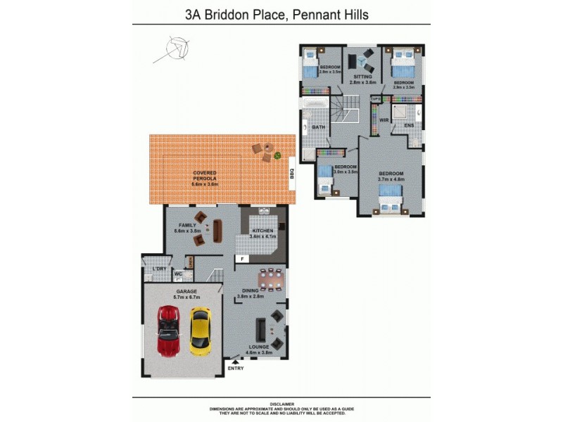 3a Briddon Close, Pennant Hills NSW 2120 Floorplan