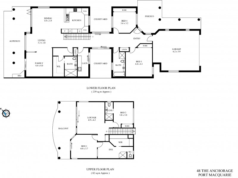 48 The Anchorage, Port Macquarie NSW 2444 Floorplan