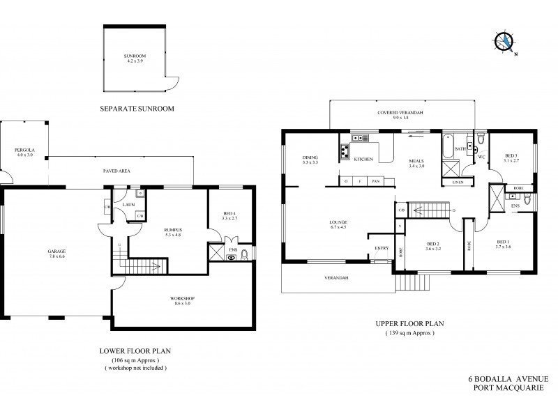 6 Bodalla Avenue, Port Macquarie NSW 2444 Floorplan