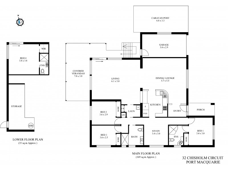 32 Chisholm Circuit, Port Macquarie NSW 2444 Floorplan