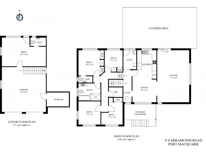 8 Yarramundi Road, Port Macquarie NSW 2444 Floorplan
