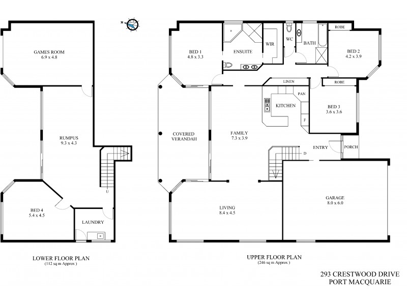 293 Crestwood Drive, Port Macquarie NSW 2444 Floorplan