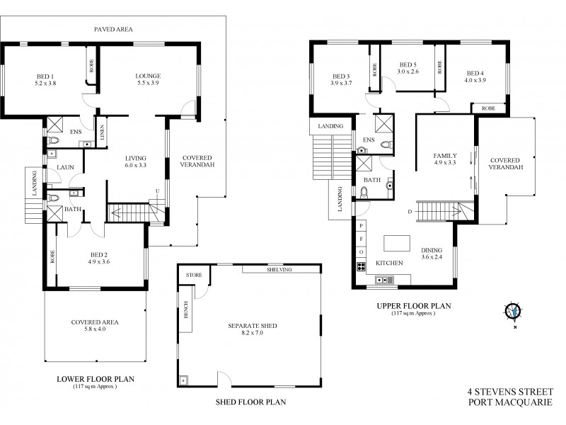 4 Stevens Street, Port Macquarie NSW 2444 Floorplan