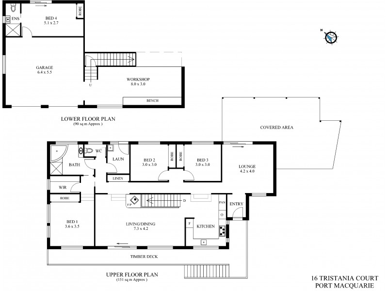 16 Tristania Court, Port Macquarie NSW 2444 Floorplan