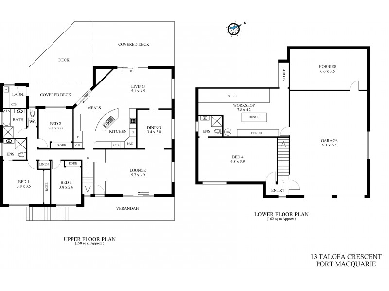 13 Talofa Crescent, Port Macquarie NSW 2444 Floorplan