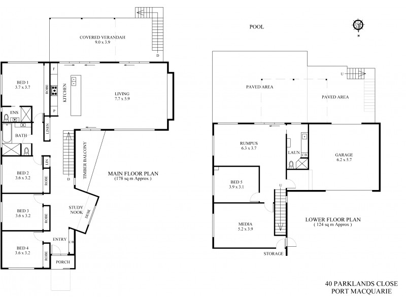 40 Parklands Close, Port Macquarie NSW 2444 Floorplan