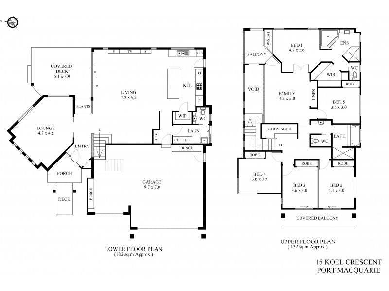 15 Koel Crescent, Port Macquarie NSW 2444 Floorplan