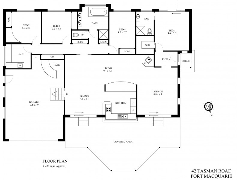 42 Tasman Road, Port Macquarie NSW 2444 Floorplan
