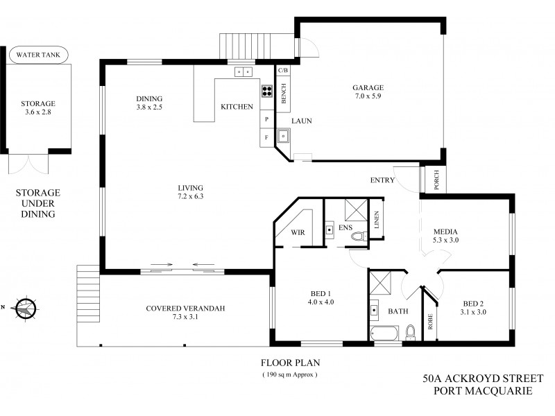 18  Butler Lane, Port Macquarie NSW 2444 Floorplan