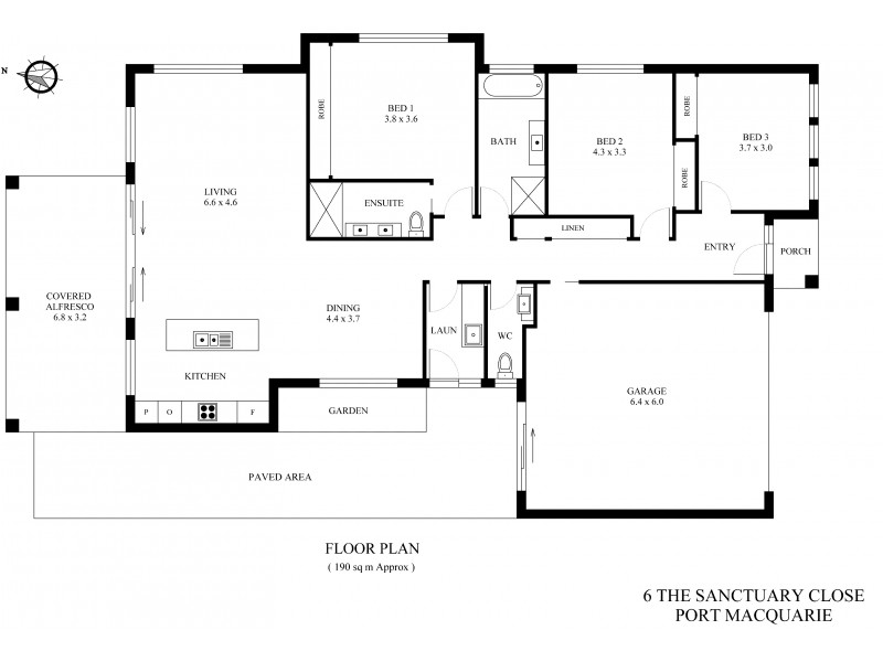 6 The Sanctuary Close, Port Macquarie NSW 2444 Floorplan
