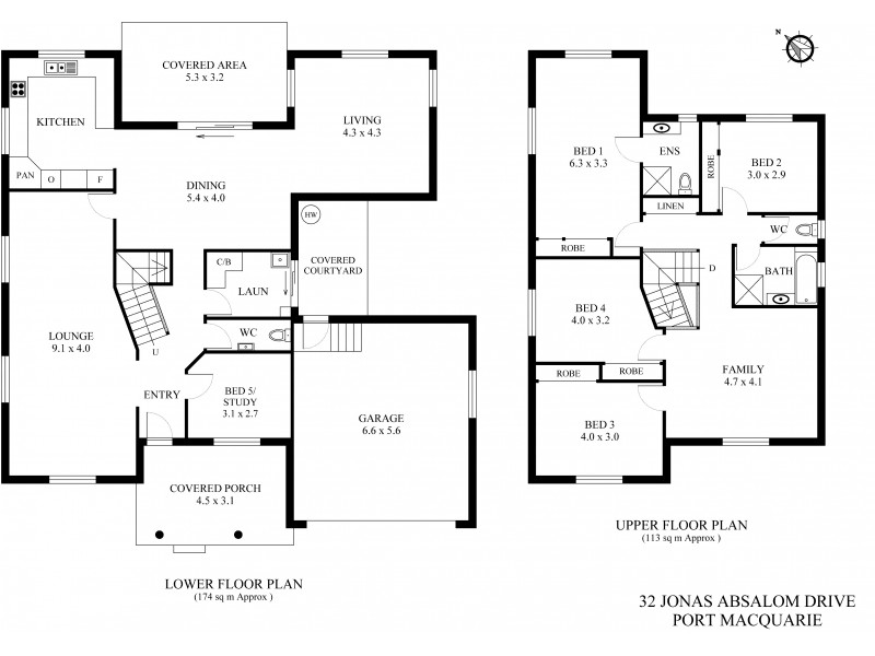 32 Jonas Absalom Drive, Port Macquarie NSW 2444 Floorplan