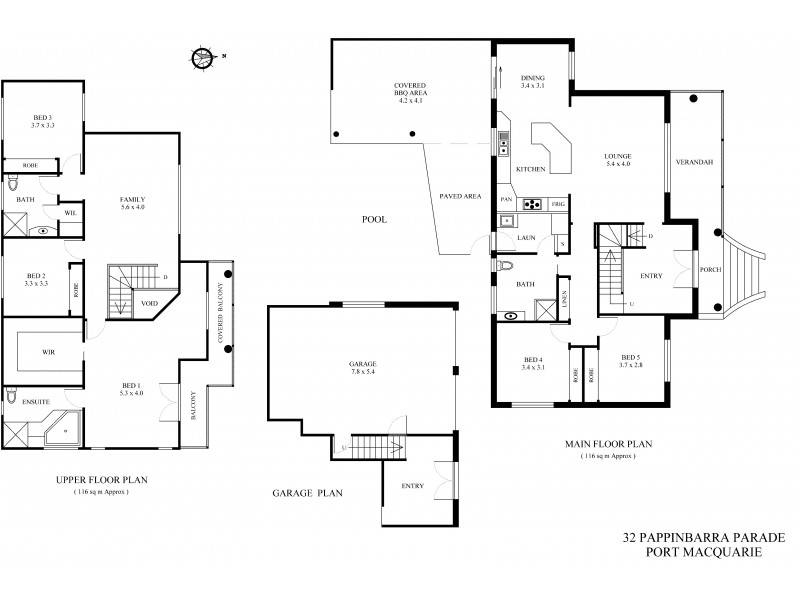 32 Pappinbarra Parade, Port Macquarie NSW 2444 Floorplan