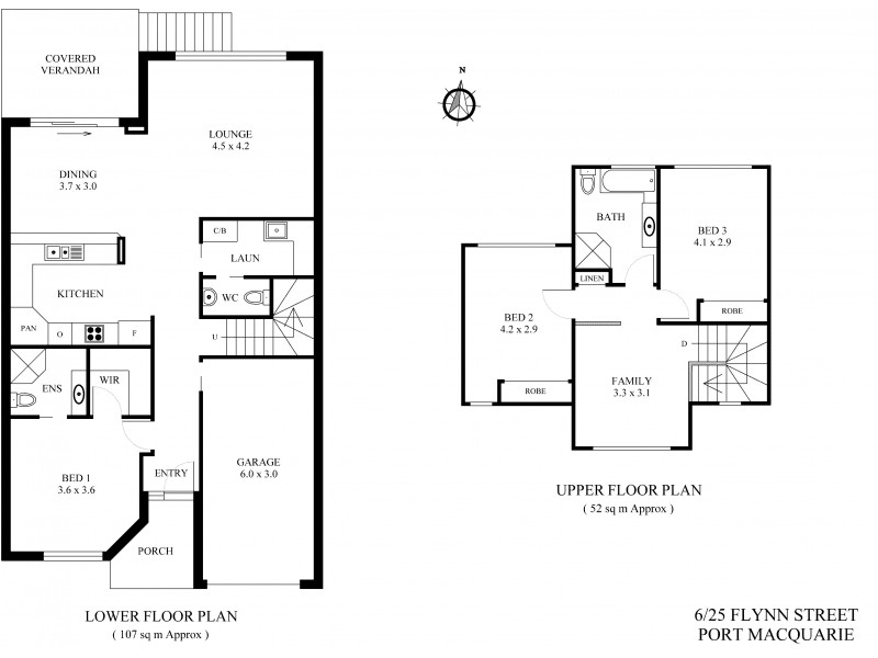 6/25 Flynn Street, Port Macquarie NSW 2444 Floorplan