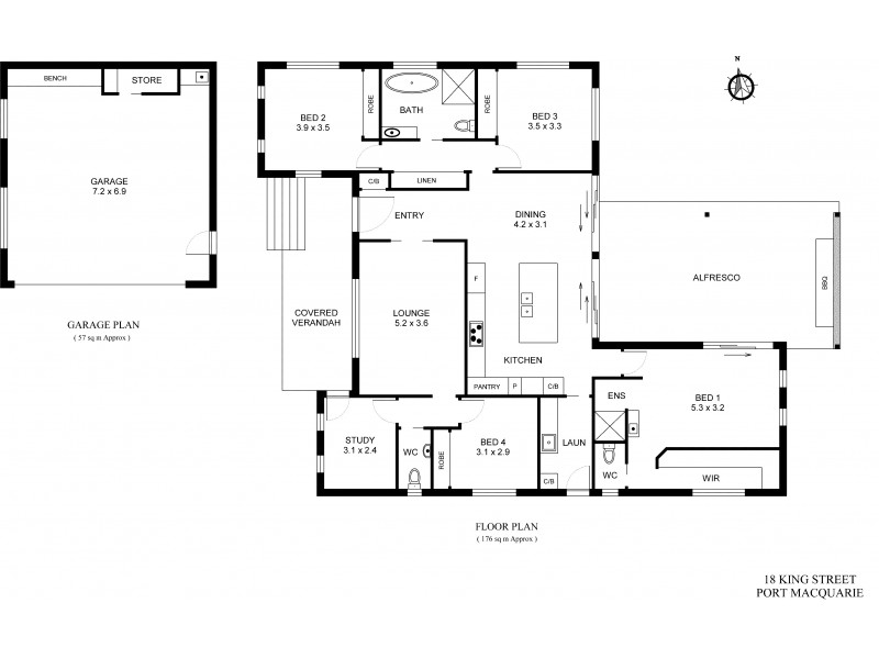 18 King Street, Port Macquarie NSW 2444 Floorplan