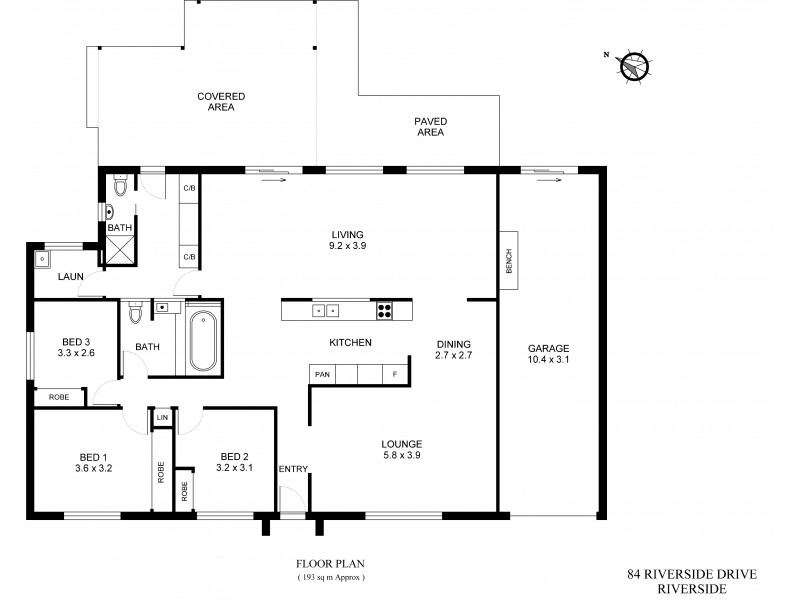 84 Riverside Drive, Port Macquarie NSW 2444 Floorplan