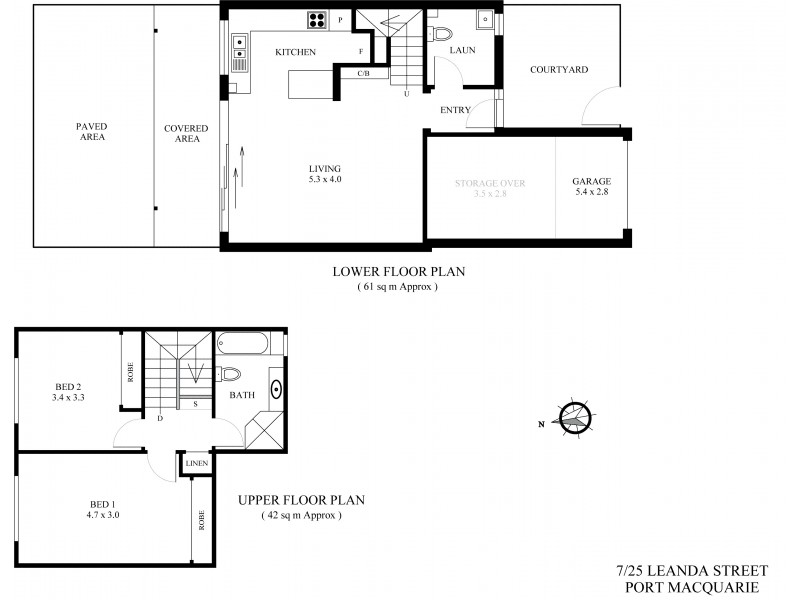 7/25 Leanda Street, Port Macquarie NSW 2444 Floorplan