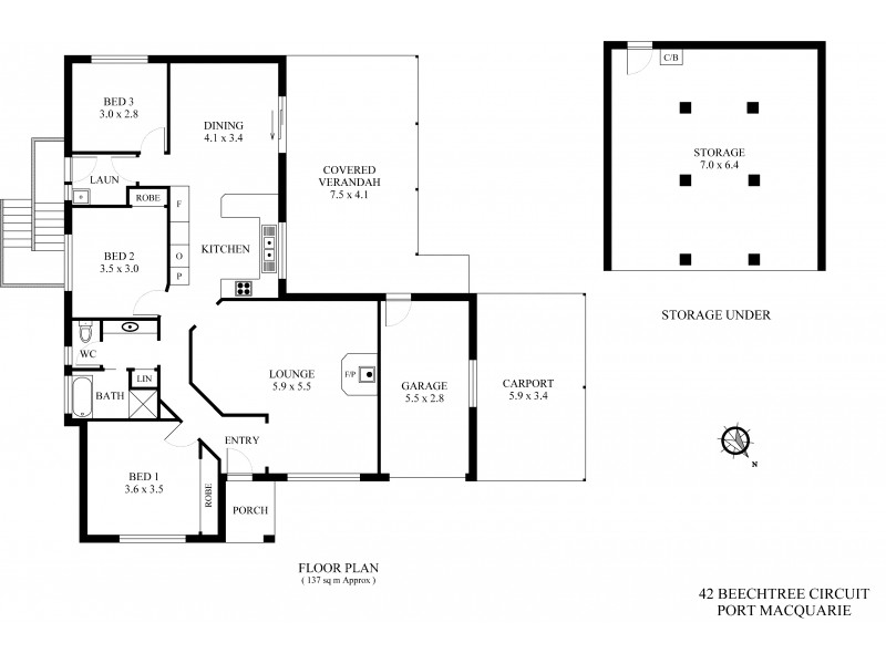 42 Beechtree Circuit, Port Macquarie NSW 2444 Floorplan