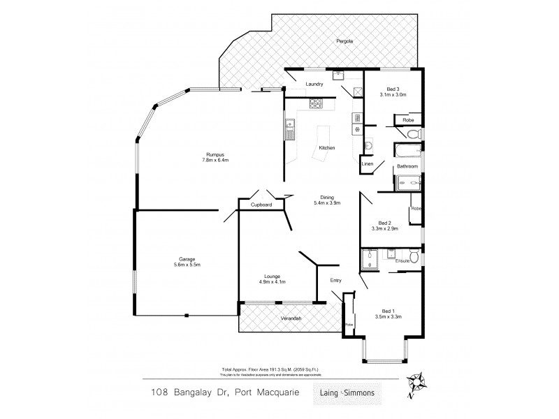 108 Bangalay Drive, Port Macquarie NSW 2444 Floorplan