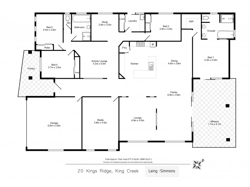 20 Kings Ridge, King Creek NSW 2446 Floorplan