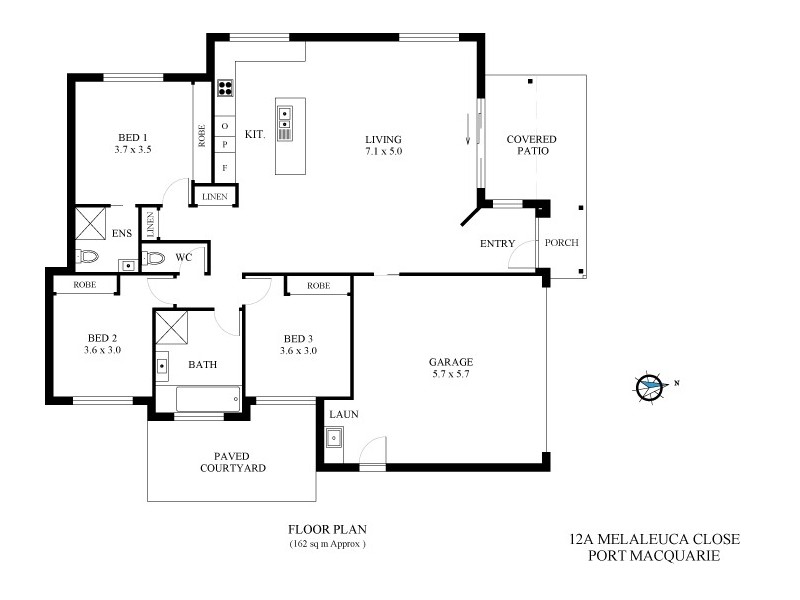 12 Melaleuca Close, Port Macquarie NSW 2444 Floorplan