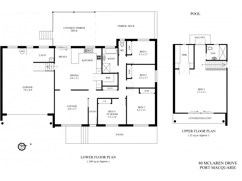 80 McLaren Drive, Port Macquarie NSW 2444 Floorplan