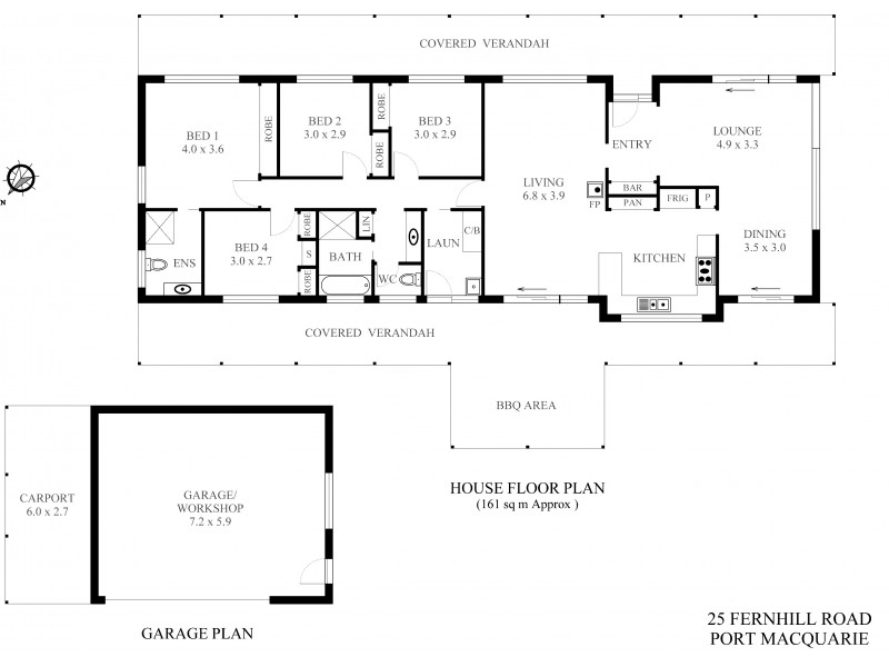 25 Fernhill Road, Port Macquarie NSW 2444 Floorplan