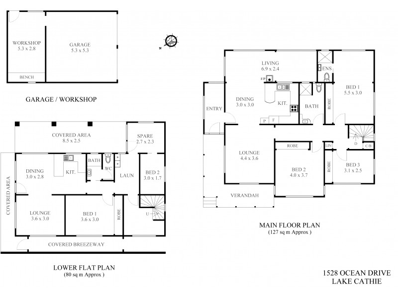 1528 Ocean Drive, Lake Cathie NSW 2445 Floorplan