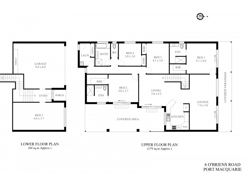 6 O’Briens Road, Port Macquarie NSW 2444 Floorplan