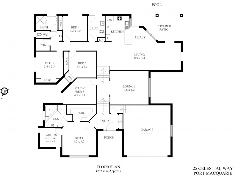 25 Celestial Way, Port Macquarie NSW 2444 Floorplan