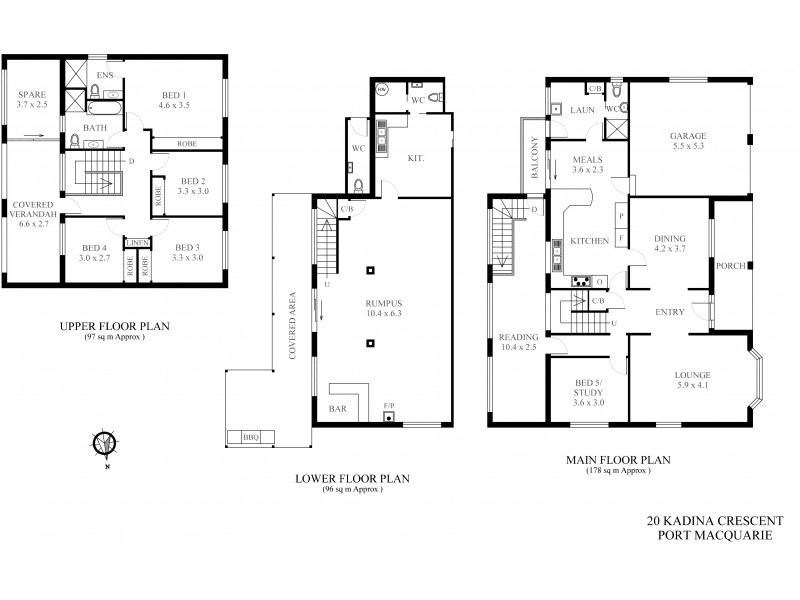 20 Kadina Crescent, Port Macquarie NSW 2444 Floorplan