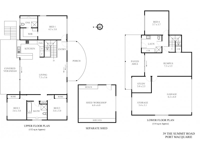 39 The Summit Road, Port Macquarie NSW 2444 Floorplan