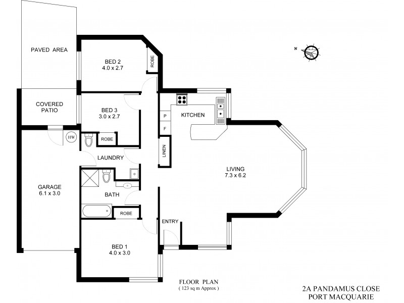 2a Pandamus Close, Port Macquarie NSW 2444 Floorplan