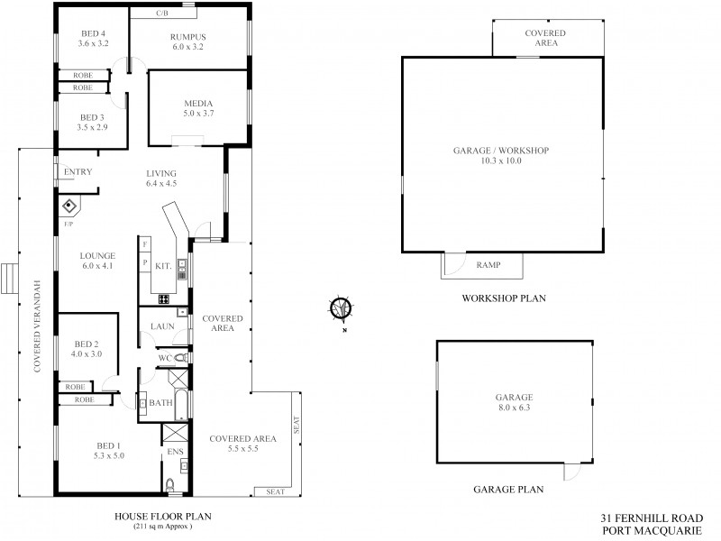 31 Fernhill Road, Port Macquarie NSW 2444 Floorplan