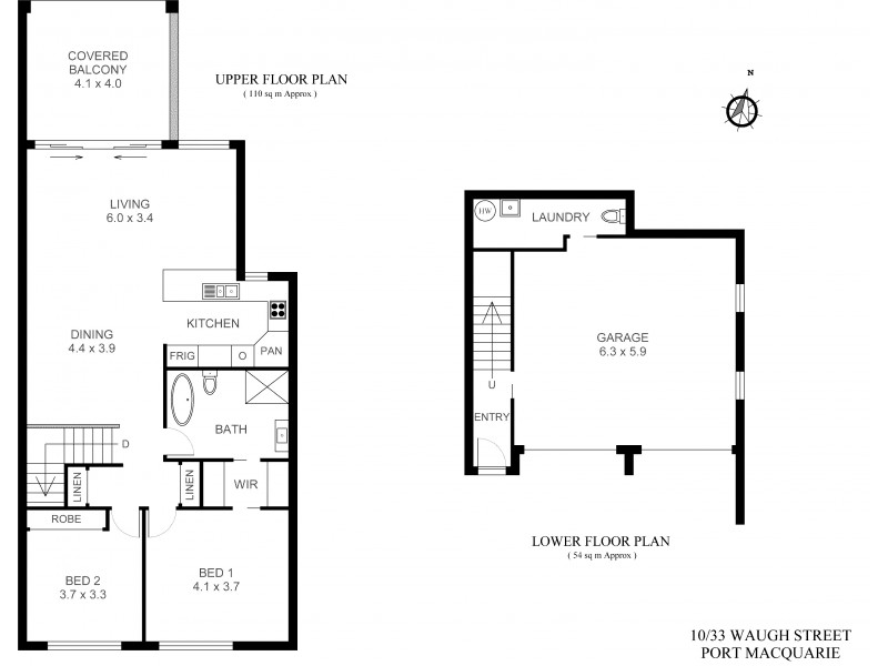 10/33 Waugh Street, Port Macquarie NSW 2444 Floorplan