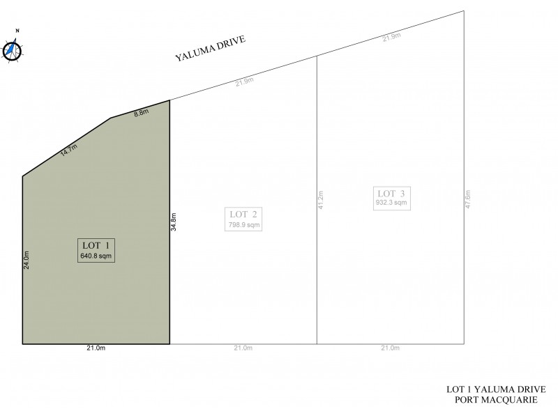 Lot 1 Yaluma Drive, Port Macquarie NSW 2444 Floorplan