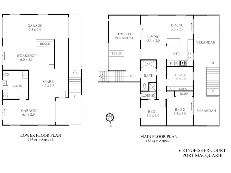 6 Kingfisher Court, Port Macquarie NSW 2444 Floorplan