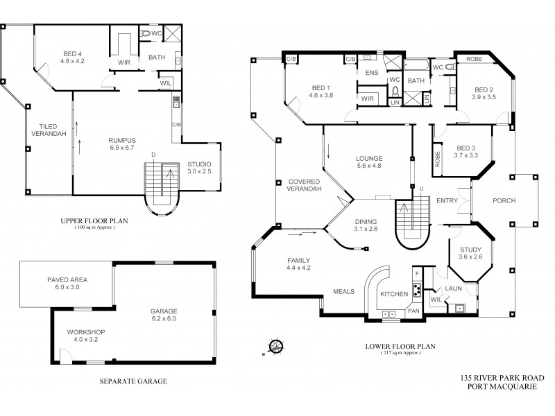 135 River Park Road, Port Macquarie NSW 2444 Floorplan