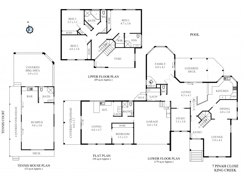 7 Pinah Place, King Creek NSW 2446 Floorplan