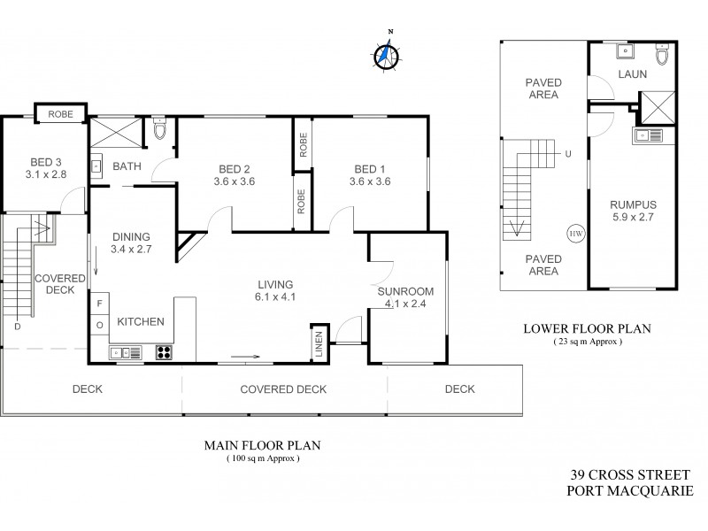 39 Cross Street, Port Macquarie NSW 2444 Floorplan