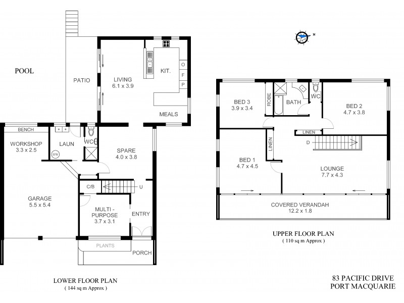 83  Pacific Drive, Port Macquarie NSW 2444 Floorplan