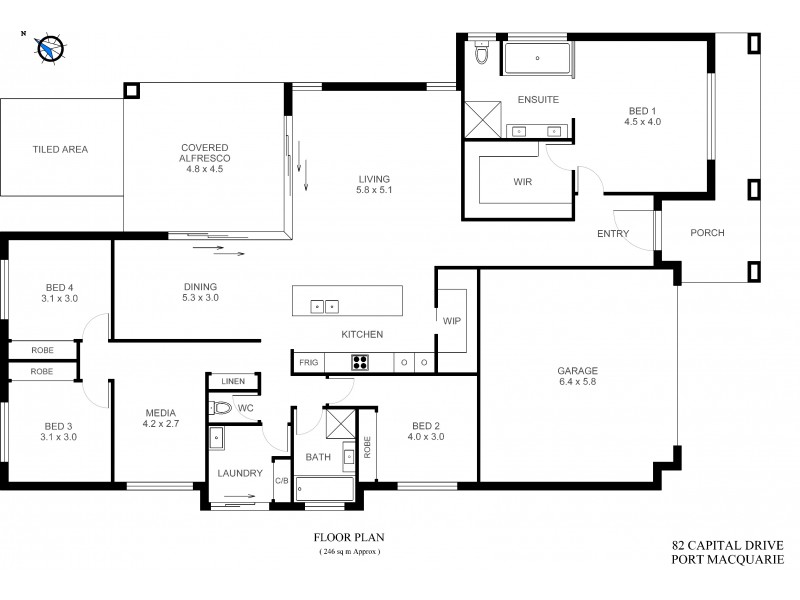 Port Macquarie NSW 2444 Floorplan