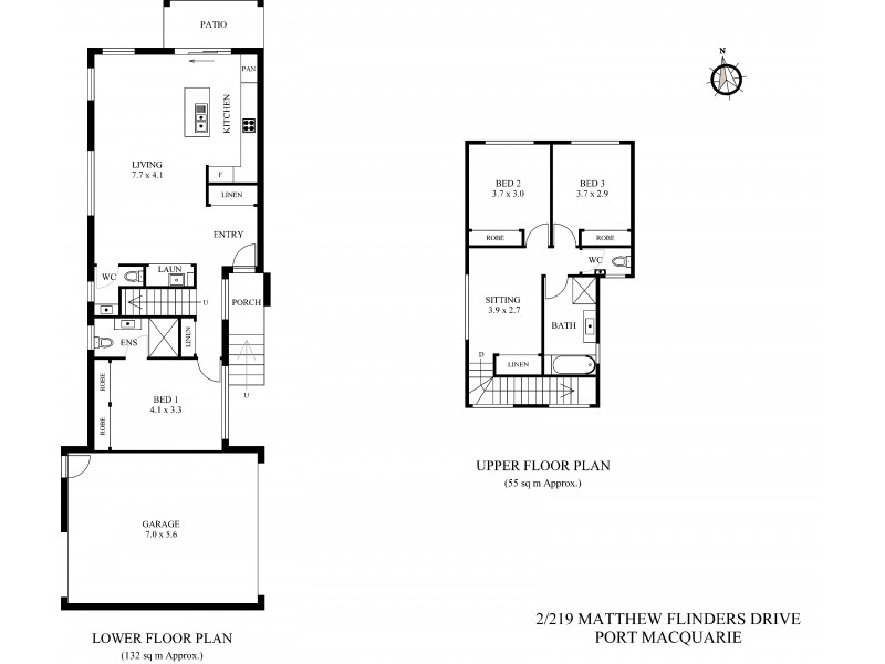 2/219 Matthew Flinders Drive, Port Macquarie NSW 2444 Floorplan