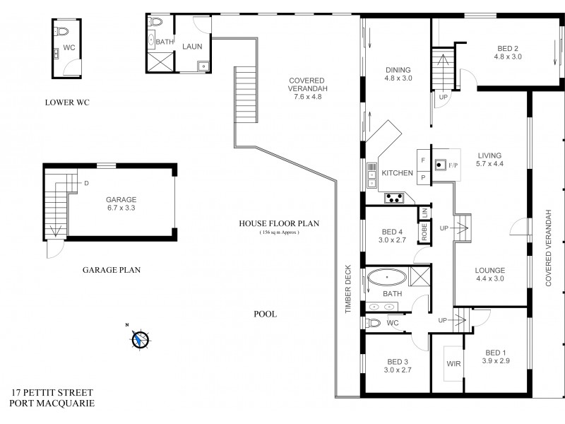 17 Pettit Street, Port Macquarie NSW 2444 Floorplan
