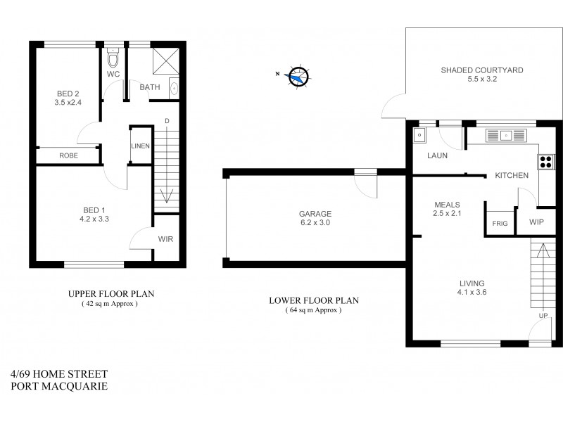 4/69 Home Street, Port Macquarie NSW 2444 Floorplan